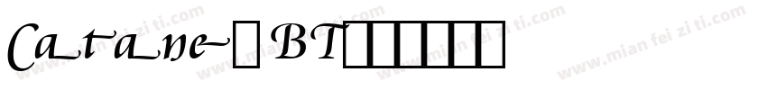 Cataneo BT字体转换